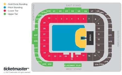 Imagine Dragons: Mercury World Tour Seating Plan - Stadium MK