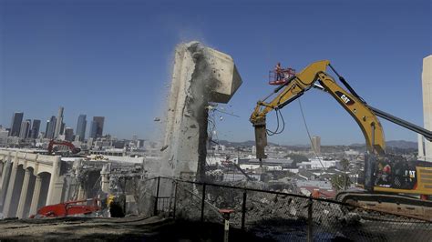 6th Street Bridge, spanning much of L.A.'s past, finally starts to fall ...