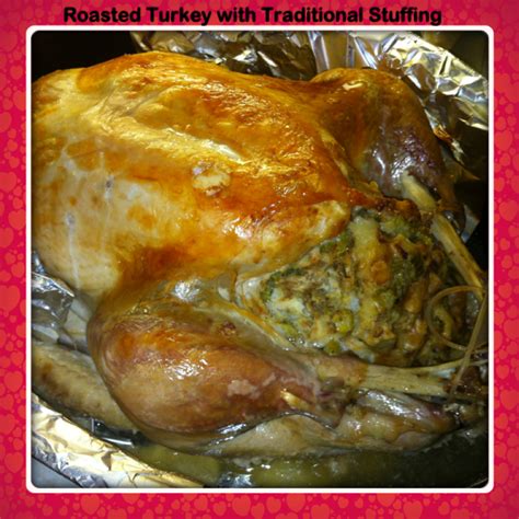 Roasted Stuffed Turkey With Cooking Time Chart - Delishably