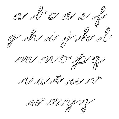 Handwriting Without Tears Cursive Printables