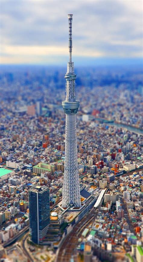 Tokyo Skytree | Japan landscape, Tokyo skyline, Tilt shift photography