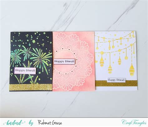 3 Diwali cards super quick and easy ones - HNDMD Blog