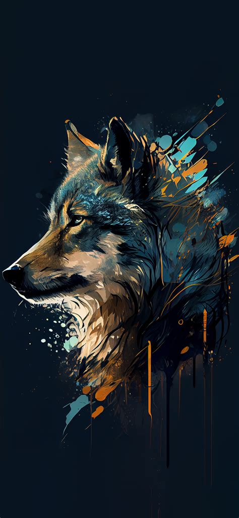 Update more than 66 wolf art wallpaper - in.cdgdbentre