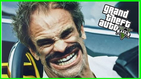 GTA 5 Trevor funny face messenger camera app Test - YouTube