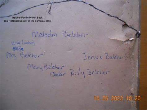 Belcher Family - The Official Site for The Historical Society of the ...