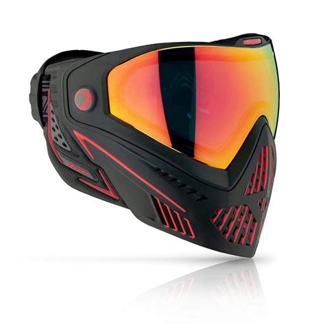 Dye i5 Paintball Goggle Mask Fire Black Red 2.0 - Walmart.com