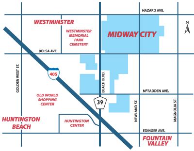 Midway City California Map - Daveen Francisca