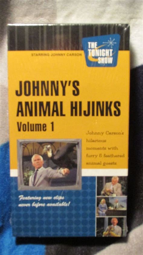 Johnny s Animal Hijinks Volume 1 Johnny Carson Comedy Animals Tonight ...