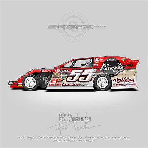 Pancake House 2020 Dirt Modified | School of Racing Graphics