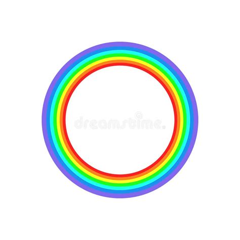 Art Rainbow Frame Abstract Background Stock Illustration - Illustration ...