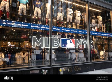 MLB NYC Flagship Retail Store, Rockefeller Center, New York City, USA ...