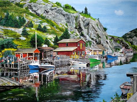 Quidi Vidi Wharf - Chris Kovacs Fine Art