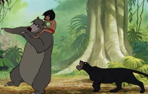 Baloo, Bagheera, & Mowgli from "The Jungle Book" | Jungle book, Disney ...