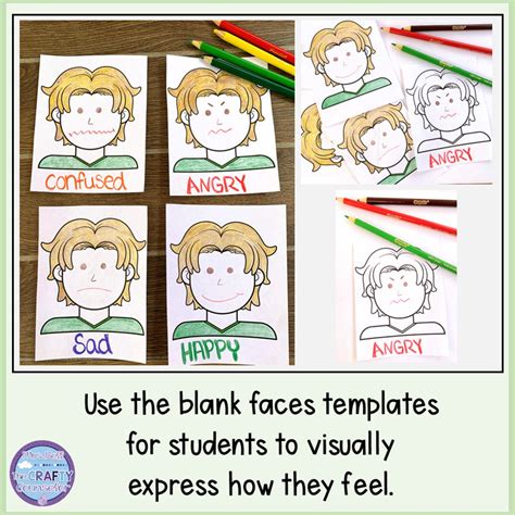 Identifying Feelings and Emotions Face Trace Printer Friendly ...