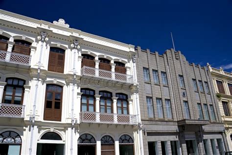 George Town Heritage Buildings Stock Photo - Image of cultural ...