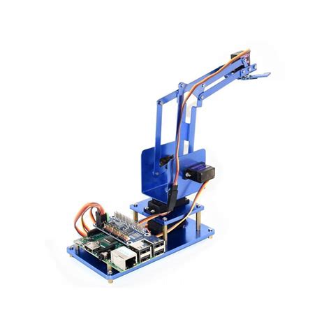 4-DOF Metal Robot Arm Kit for Raspberry Pi, Bluetooth / WiFi - Piduino