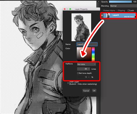 How to convert layers to Halftone in MediBang Paint Pro | MediBang ...