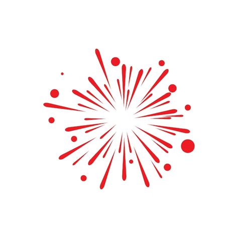 Premium Vector | Fireworks logo vector