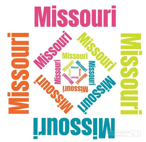 Missouri State Clipart-State of Missouri flag