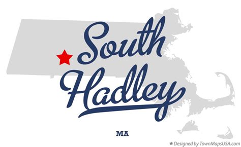 Map of South Hadley, MA, Massachusetts