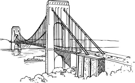 Free Bridge Cliparts Outline, Download Free Bridge Cliparts Outline png ...