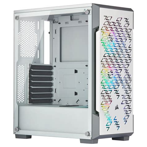 Buy Corsair iCUE 220T RGB Airflow TG Mid Tower Case White [CC-9011174 ...