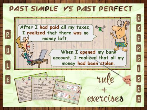 ESL Past Perfect vs Past Simple - PowerPoint rule + exercises ...