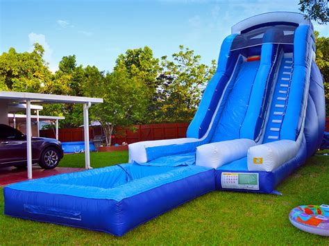 Inflatable Outdoor Pools With Slides For Kids