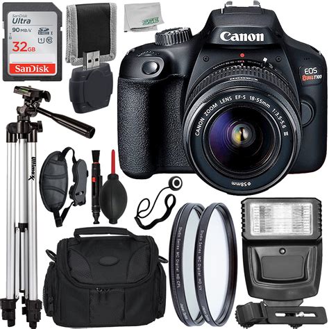 Canon EOS Rebel T100 DSLR Camera with EF-S 18-55mm f/3.5-5.6 DC III ...