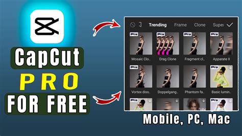 How to Get CapCut Pro for FREE on PC & Mobile | Update CapCut Edits ...