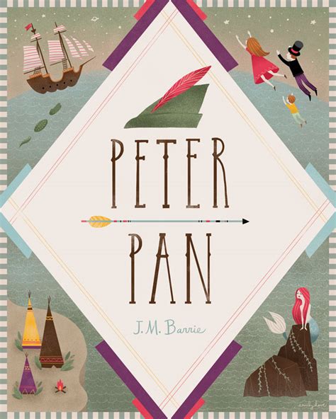 'Peter Pan' Book Cover - Emily Dove Illustration