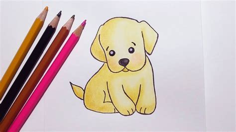 How to Draw a Cute Puppy Easy | Cute drawings, Cute easy drawings ...