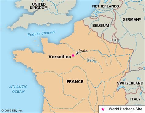 Map Of Versailles France | secretmuseum