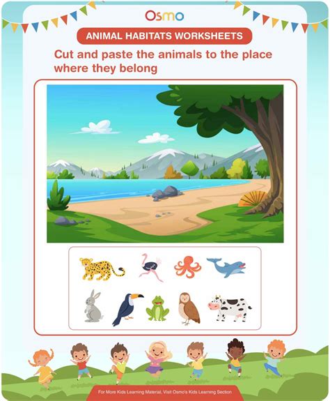 Habitat For Animals Worksheets