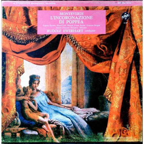 L'incoronazione di poppea complete opera by Claudio Monteverdi Rudolf ...