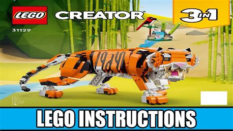 LEGO Instructions | Creator | 31129 | Majestic Tiger - YouTube