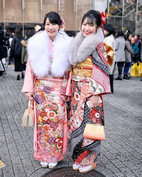 @Tokyo Fashion: Beautiful traditional Japanese furisode kimono on the ...