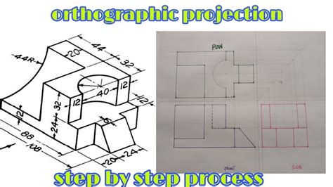 Technical Drawings,Third Angle Projection,General, 50% OFF