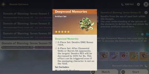 How to get the Deepwood Memories Artifact Set in Genshin Impact - Dot ...