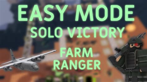 TDX SOLO with RANGER and FARM ONLY | TOWER DEFENSE X - YouTube