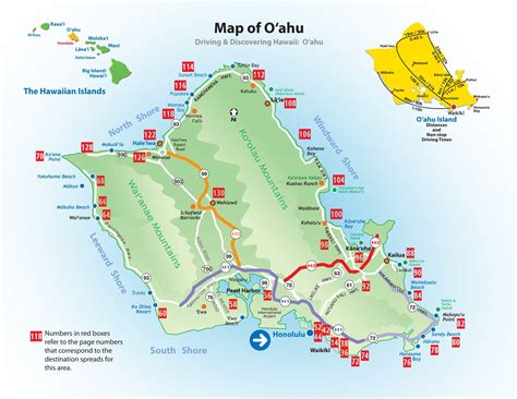 Large Map Of Oahu