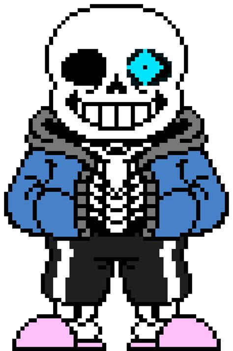 Undertale Sans The Skeleton With Animations | Pixel Art Maker