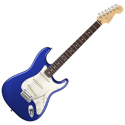 Fender American Standard Stratocaster Electric Guitar, Mystic Blue at ...