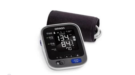 Omron 10 series wireless upper arm blood pressure monitor - YouTube