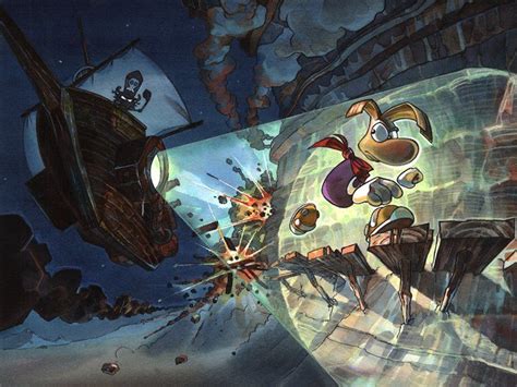 Rayman 2: The Great Escape (1999) promotional art - MobyGames