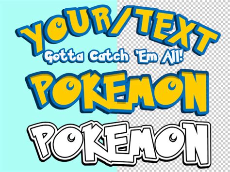 Pokemon Font Generator - MockoFUN