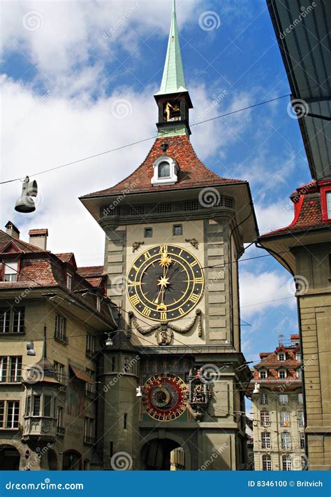 Bern Clock Tower Stock Photo - Image: 8346100