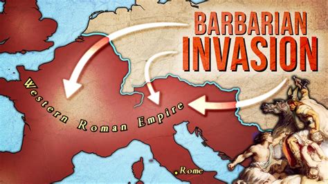 How Barbarian Invasions ended the Western Roman Empire - YouTube