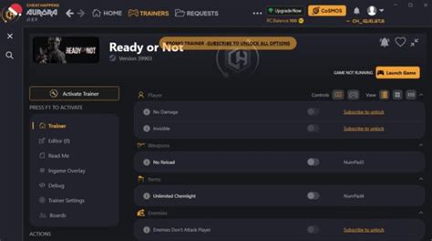 Ready or Not Trainer [v1.0 / 40852 / CH] - Latest Version