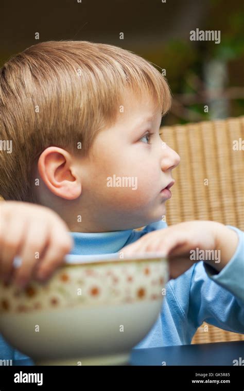 Little boy's breakfast Stock Photo - Alamy